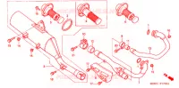 UITLAATDEMPER(2) voor Honda XR 650 2005
