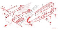 ZWAAI ARM/KETTINGKAST voor Honda CBF 125 2012