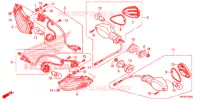 KNIPPERLICHT(2) voor Honda CBR 1000 WHITE 2016