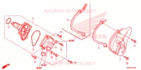 WATERPOMP voor Honda CBR 1000 WHITE 2016