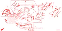 BOVENSTE BESCHUTTING voor Honda CBR 1000 SP ABS REPSOL 2016