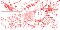 ACHTERLICHT(2) voor Honda CBR 1000 RR SP ABS TRICOLOR 2016