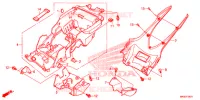 ACHTERSPATBORD  voor Honda CBR 1000 RR SP ABS TRICOLOR 2016