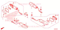 KNIPPERLICHT(2) voor Honda CBR 250 R 2016