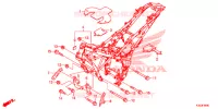 FRAME CHASSIS voor Honda CBR 300 ABS 2016
