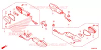 KNIPPERLICHT(2) voor Honda CBR 300 ABS 2016