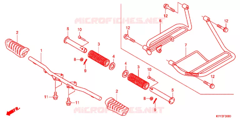 OPSTAP/KICKARM/ WISSEL PEDAAL Honda MOTO 125 ACE 2015  CGX125SHF