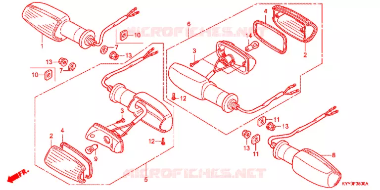 KNIPPERLICHT(2) Honda MOTO 125 ACE 2016  CGX125SHF