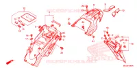 ACHTER STROOMLIJNKAP voor Honda NX4 FALCON 400 Fi 2014