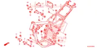 FRAME CHASSIS voor Honda NX4 FALCON 400 Fi 2014