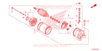 STARTEN MOTOR voor Honda NX4 FALCON 400 Fi 2014
