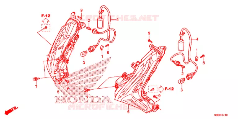 VOOR KNIPPERLICHT Honda SCOOTER 150 SH 2018  SH150G