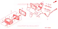 ACHTERLICHT (4) voor Honda XLS 125 1990