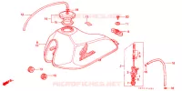 BRANDSTOF TANK  voor Honda XLS 125 1990