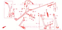 PEDAAL/KICKSTARTER ARM voor Honda XLS 125 1990