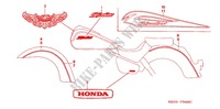 MERK voor Honda SHADOW VT 750 Kumamoto factory 2004