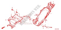ACHTER STROOMLIJNKAP voor Honda NC 750 X 2016