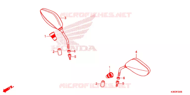 SPIEGEL Honda SCOOTER 150 PCX 2016  WW150G