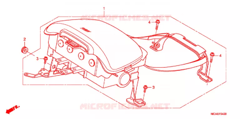 AIRBAG MODULE Honda MOTO 1800 GOLD-WING 2016  GL1800G