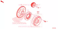 STARTEN VERSNELLING voor Honda FOURTRAX 420 RANCHER 4X4 ES RED 2016