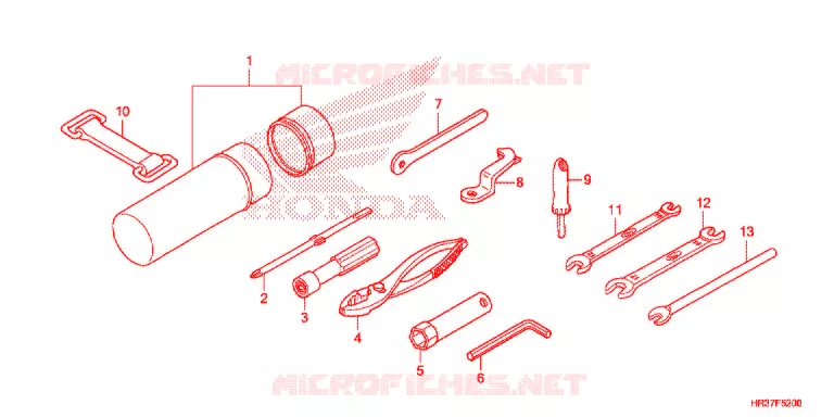 GEREEDSCHAP/ACCUVAK Honda ATV 420 FOURTRAX 2016  TRX420FM1G