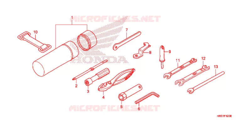 GEREEDSCHAP/ACCUVAK Honda ATV 420 FOURTRAX 2017  TRX420FM2G
