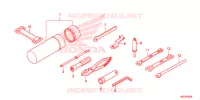 GEREEDSCHAP/ACCUVAK voor Honda FOURTRAX 420 RANCHER 2X4 BASE 2016