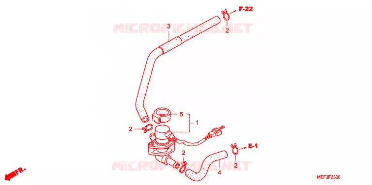 LUCHT INJECTIE KLEP Honda SCOOTER 400 SILVERWING 2015  FJS400A9