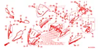 BOVEN KAP voor Honda CBR 650 F ABS 2015