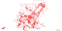 FRAME CHASSIS voor Honda CBR 650 F ABS 2015