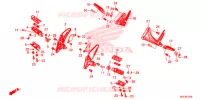 OPSTAP/KICKARM/ WISSEL PEDAAL voor Honda CBR 650 F ABS 2015
