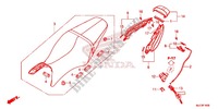 ZITTING/ACHTER KAP voor Honda CBR 650 F ABS 2015