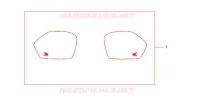 TOP BOX COVER voor Honda TRANSALP 700 ABS 2011