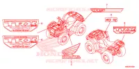 MERK/EMBLEEM voor Honda FOURTRAX 500 FOREMAN RUBICON DCT 2016