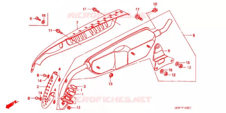 UITLAATDEMPER(2) Honda MOTO 50 MONKEY 2001  Z50J1_M