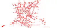 FRAME CHASSIS voor Honda XL 250 DEGREE 1991