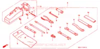 GEREEDSCHAP/GEREEDSCHAP BOX voor Honda XL 250 DEGREE 1991