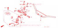 HENDEL PIJP/BOVENSTE BRUG (2) voor Honda XL 250 DEGREE 1991
