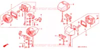 KNIPPERLICHT(2) voor Honda XL 250 DEGREE 1991