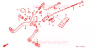 PEDAAL (1) voor Honda XL 250 DEGREE 1991
