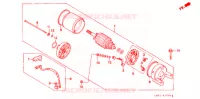 STARTEN MOTOR voor Honda XL 250 DEGREE 1991