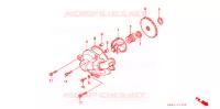 WATERPOMP voor Honda XL 250 DEGREE 1991