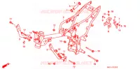 FRAME CHASSIS voor Honda EZ 90 SNOW 1992