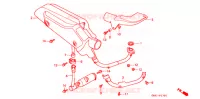 UITLAATDEMPER(2) voor Honda EZ 90 SNOW 1992