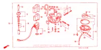 CARBURATEUR (SZ50P/R/T) voor Honda TACT 50 STAND UP 1993