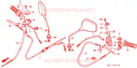HENDEL HEFBOOM/SCHAKELAAR/KABEL (SZ50P/P 3/R/R 3/T/T 3) voor Honda TACT 50 STAND UP 1993