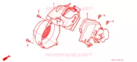 VENTILATOR AFDEKKING/DEKBAND (SZ50P/R/T) voor Honda TACT 50 STAND UP 1993