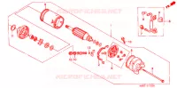 STARTEN MOTOR voor Honda STEED 600 With speed warning light · Taylor bar handle 1996