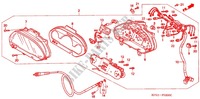 KOPLAMP/SNELHEIDSMETER(2) voor Honda FORESIGHT 250 1997
