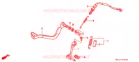 HOOFD STANDAARD/REMPEDAAL voor Honda AFRICA TWIN 750 1993